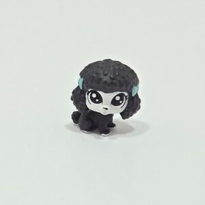 Littlest Pet Shop LPS Authentic #1-32 Foggy Whitepaws Teeny Tiny Black Poodle